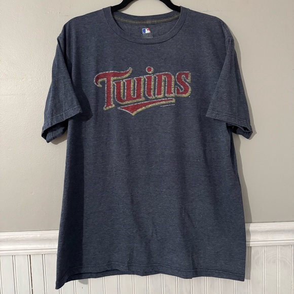 Genuine Merchandise | Minnesota Twins T-Shirt Men's Large Blue Short Sleeve - Picture 1 of 5